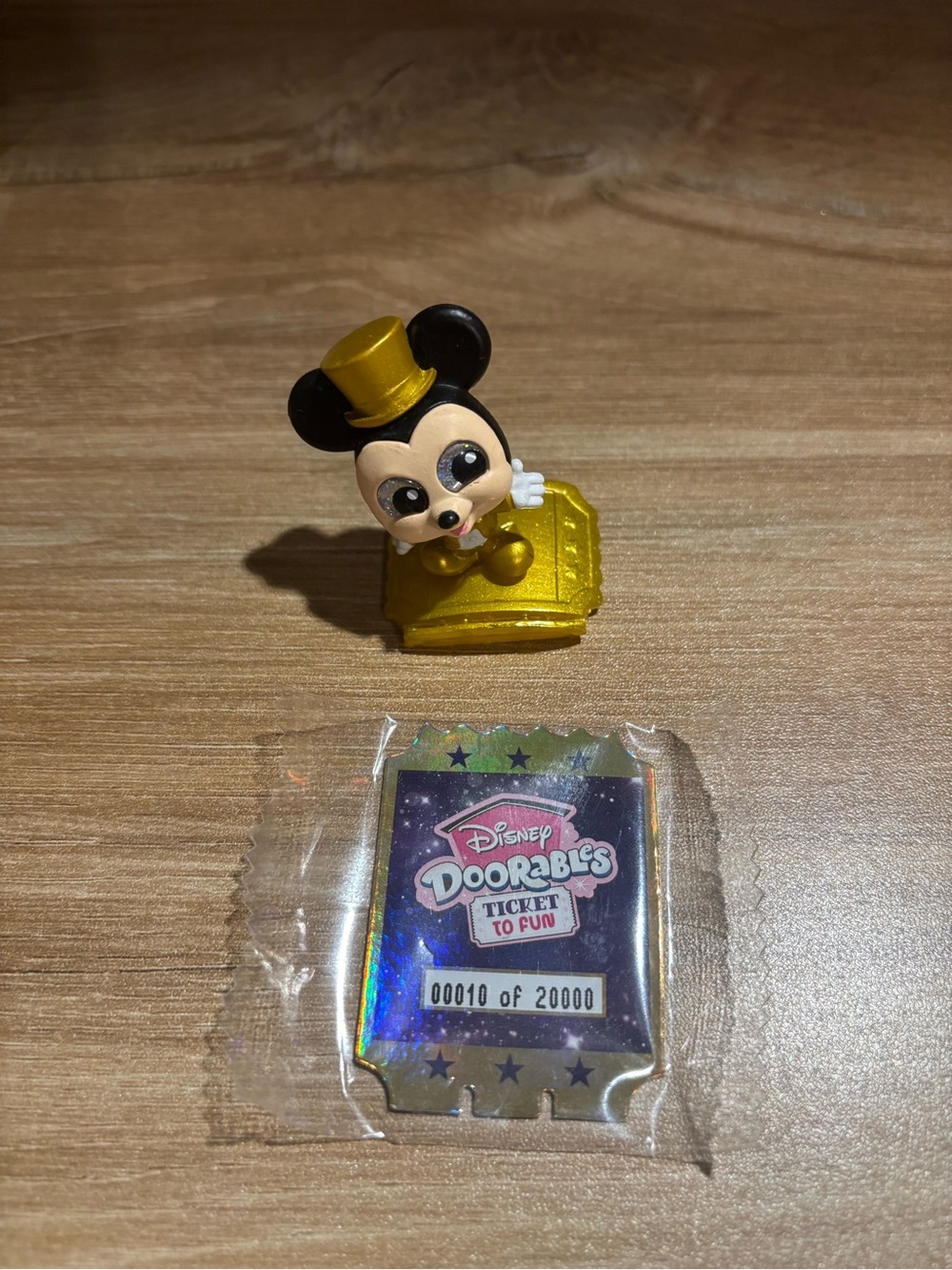 Gold Mickey Mouse Figure - Gold